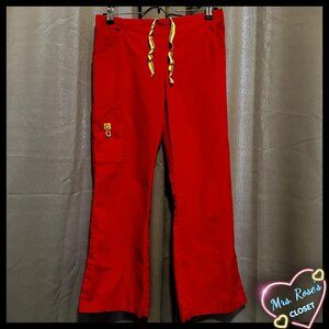 Red Wink Scrub Pant Petite Small